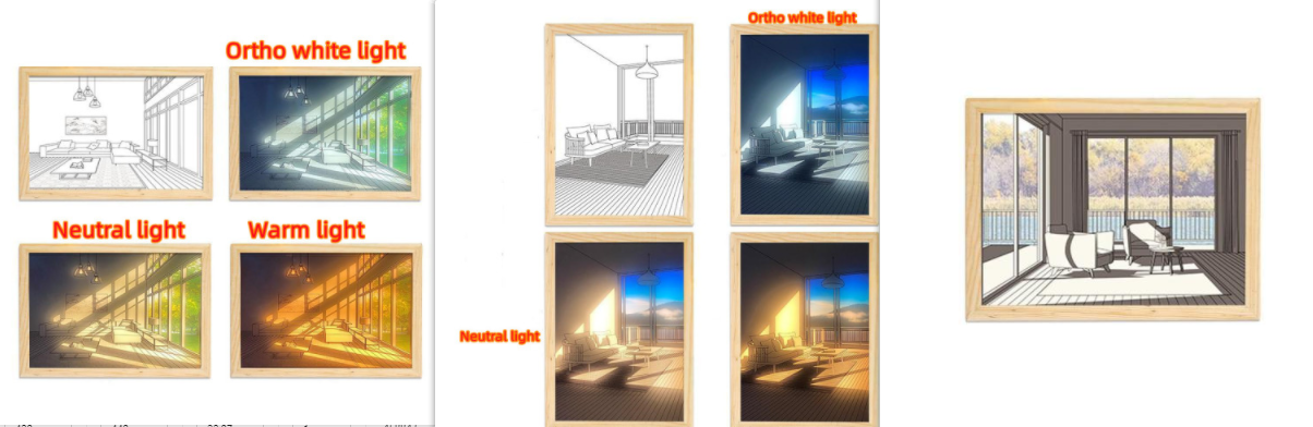 Illuminated Picture LED PearlNestDecor.com