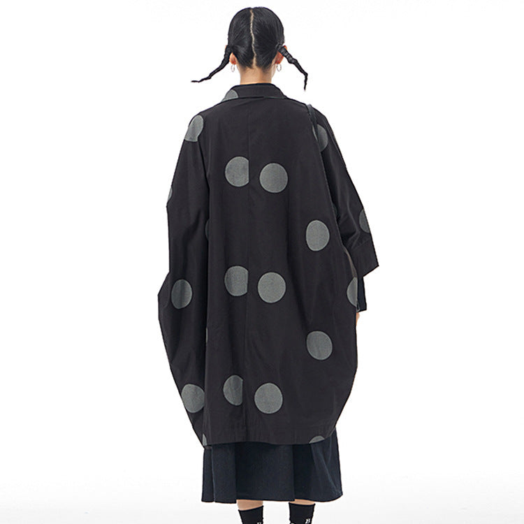 2023 Fashion Loose Plus Size Cotton Casual Jacket Pi-Mart