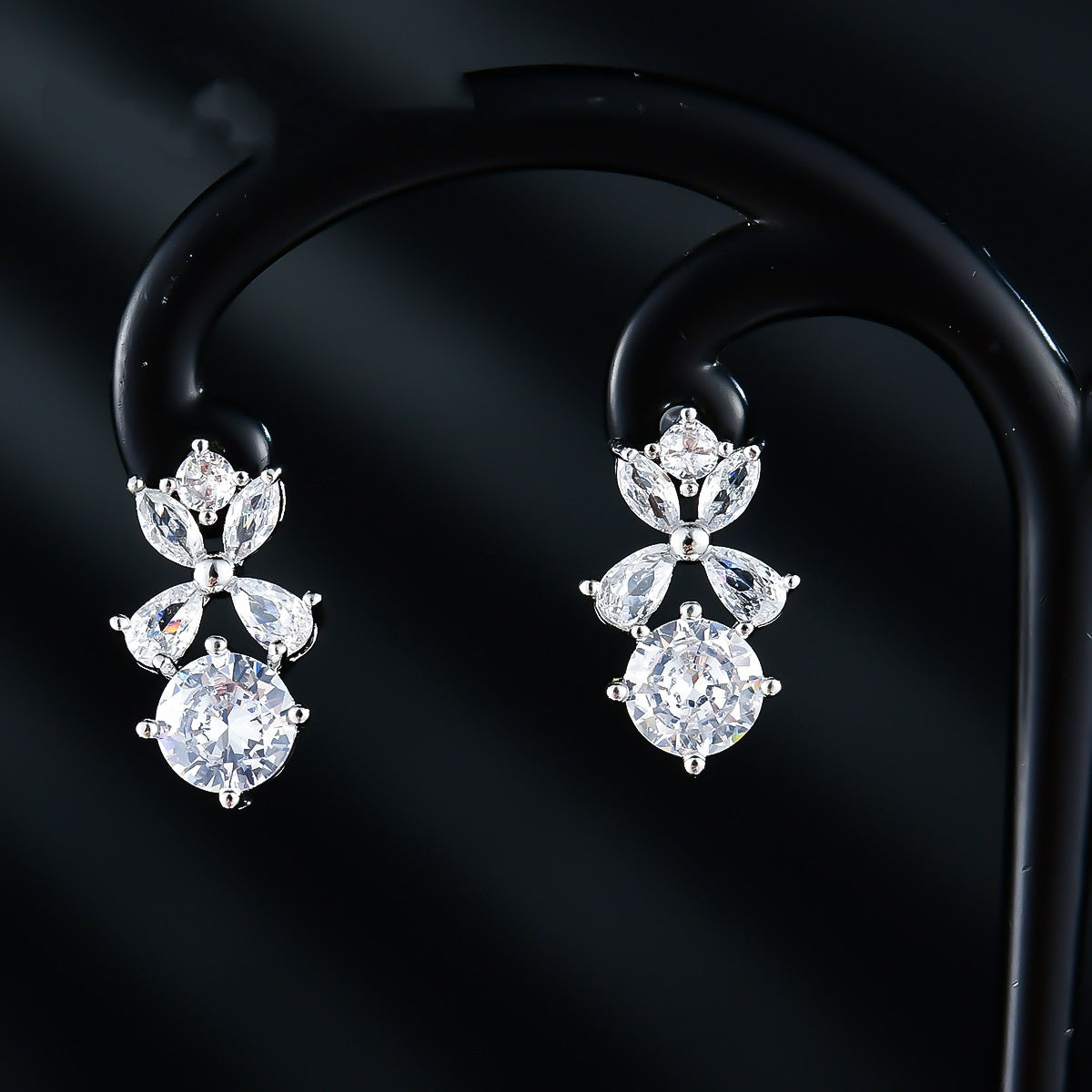 New Women's Ornament Bridal Necklace Earrings Jewelry Suit LadyShow.Store