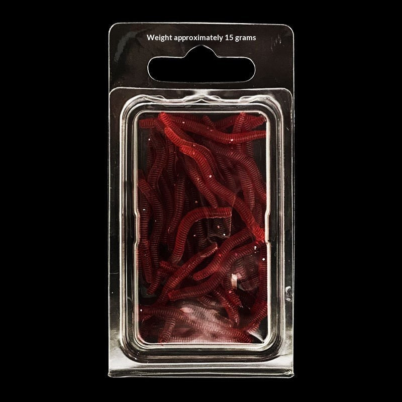 Bionic Earthworm TPR Soft Lure Tri Light Beauty