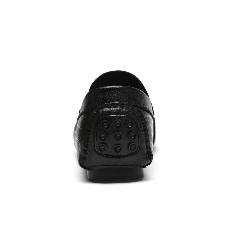 Summer New Leather Shoes Cowhide Gommino Increased 6CM Leisure LadyShow.Store