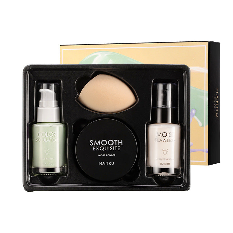 Makeup Set 4Pieces Isolated Powder LadyShow.Store