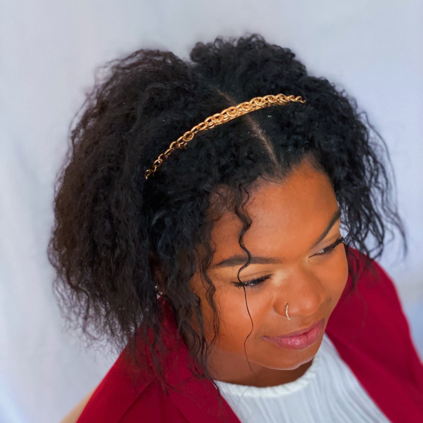 Linked Chain Headband LadyShow.Store