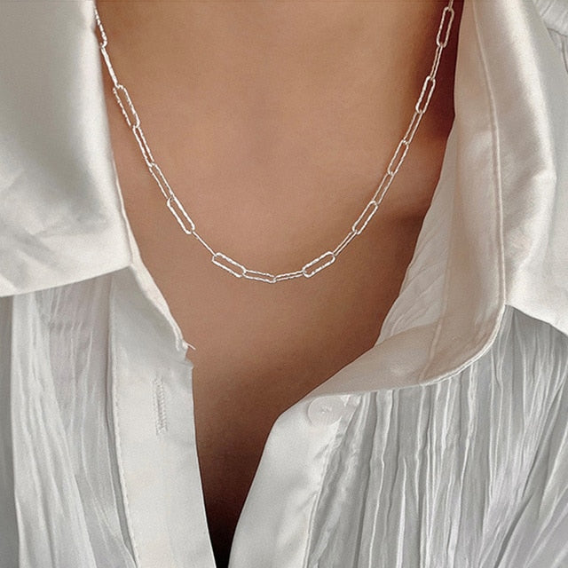 Sparkling Clavicle Chain Necklace Pi-Mart