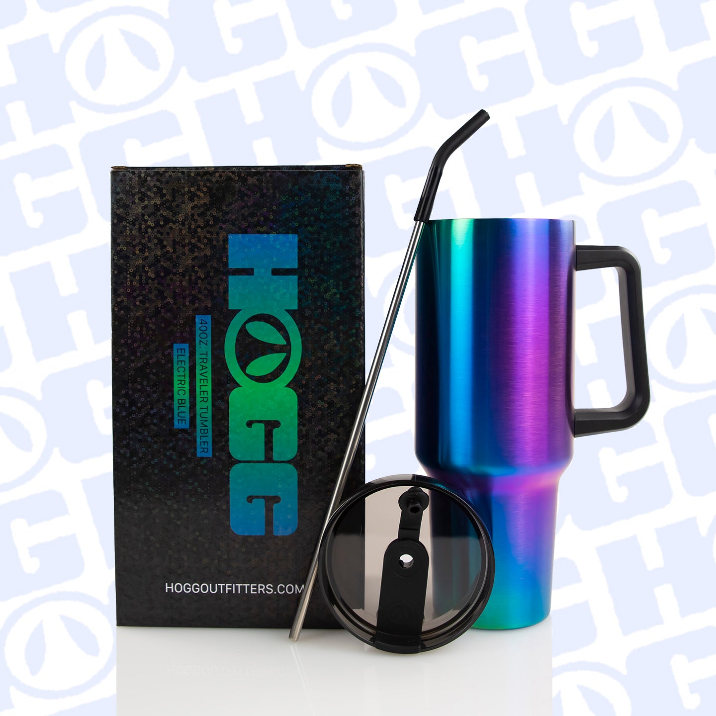 40oz TRAVELER TUMBLER - ELECTRIC BLUE LuxuryLifeWay Online Store