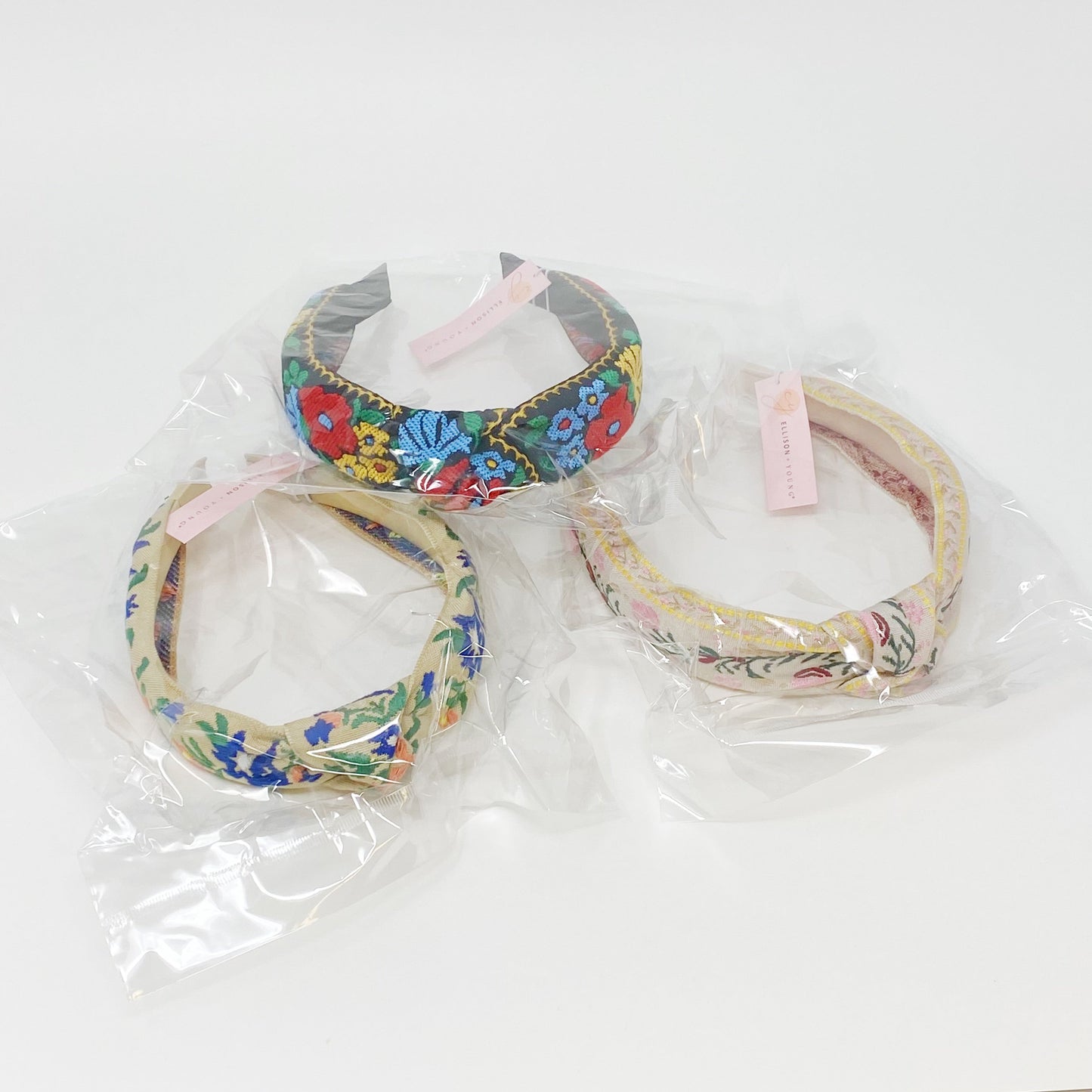 French Floral Embroidered Headband LadyShow.Store