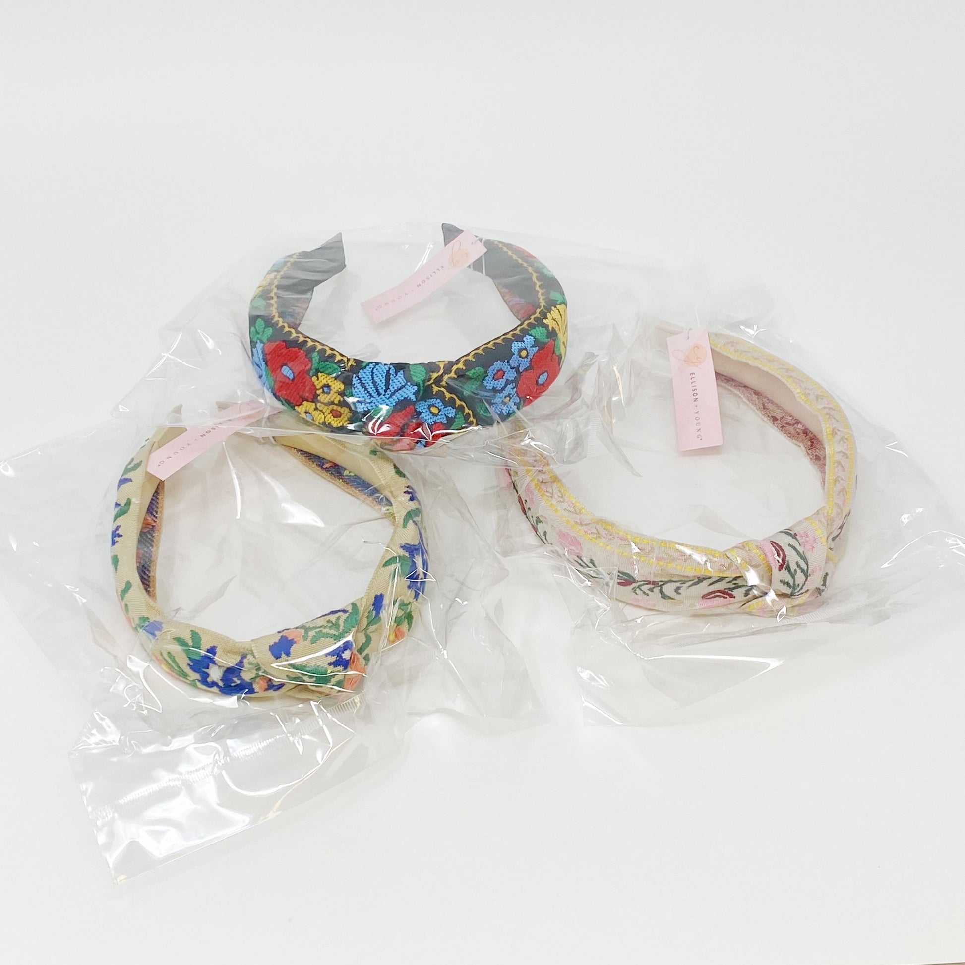 French Floral Embroidered Headband LadyShow.Store