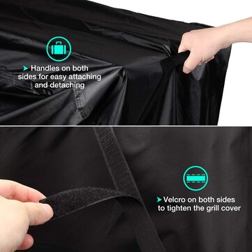 Audew 32inch BBQ Grill Cover Heavy Duty Waterproof UV-resistant Protection Outdoor LuxuryLifeWay Online Store