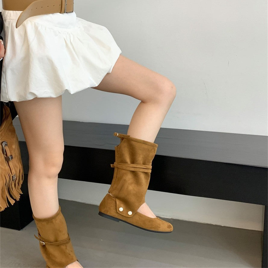 Trendy Two-Way Women’s Boots NorixaFashion.com