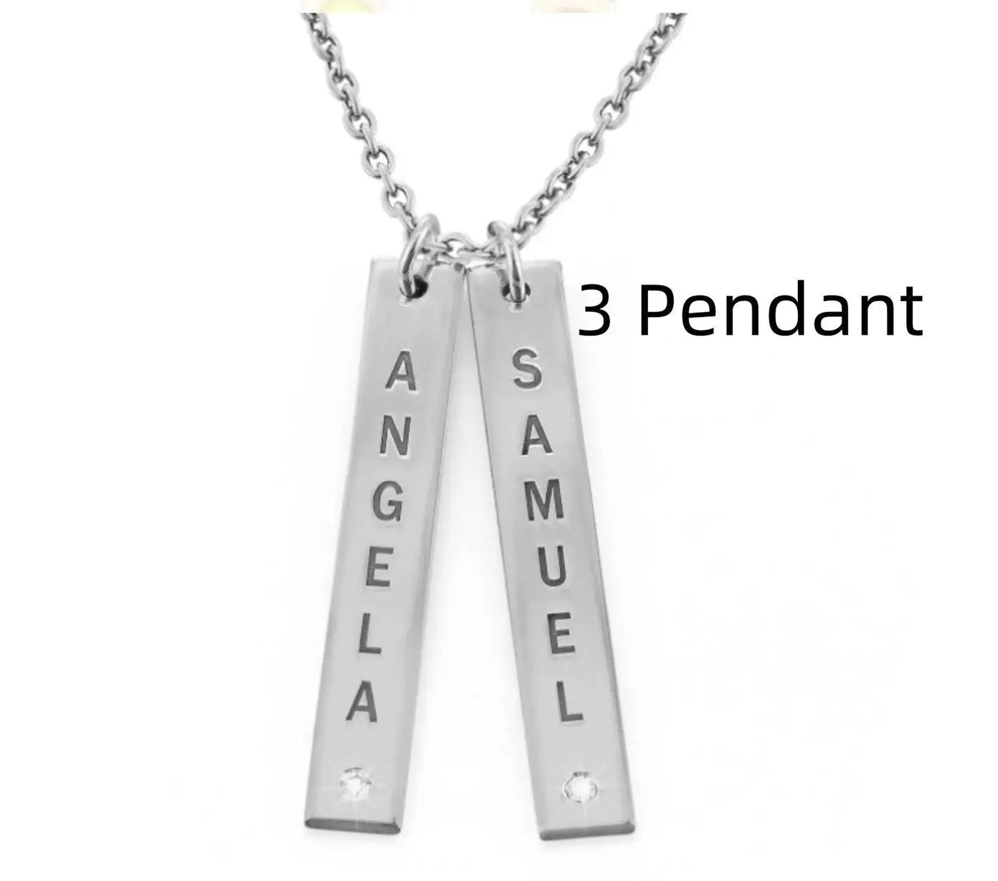 Personalized Vertical Necklace, Mother's Day Gift LuxuryLifeWay Online Store