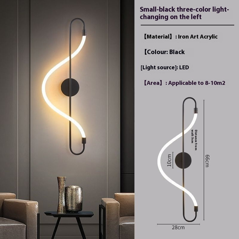 Living Room Background Bedroom Bedside Creative Wall Lamp PearlNestDecor.com