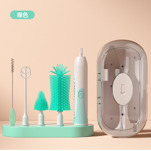 Electric Baby Bottle Cleaning Brush with UV Sterilizer (Set) LadyShow.Store