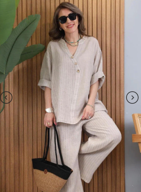European And American Women's Clothing Casual Top Pants Best YouTube Store