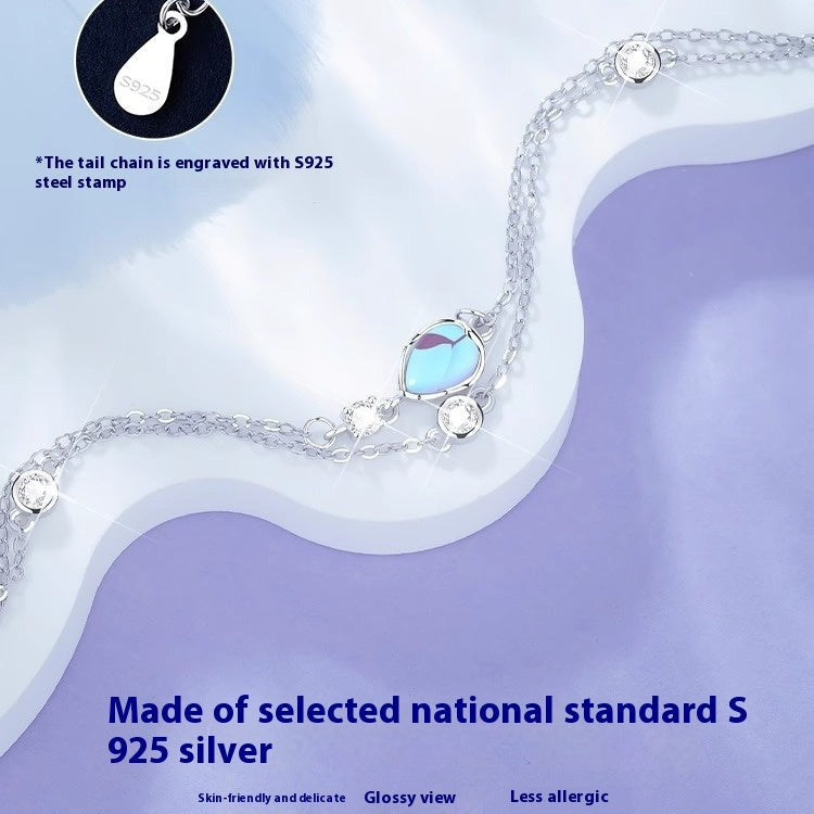 S925 Sterling Silver Lubert's Tear Bracelet LadyShow.Store