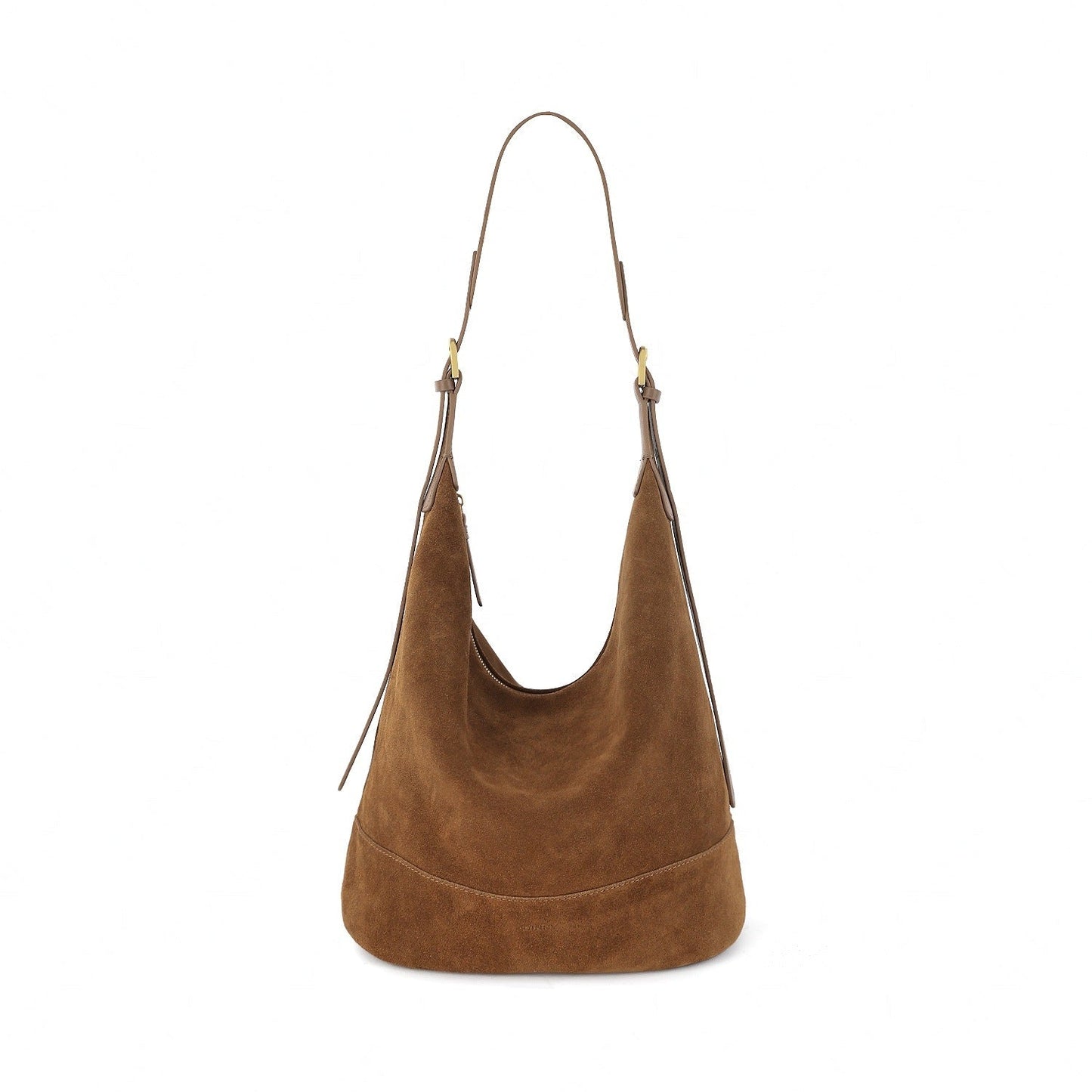 Retro Laid-back Suede Bucket A Versatile Slouchy Commuter Shoulder Or Crossbody Bag LadyShow.Store
