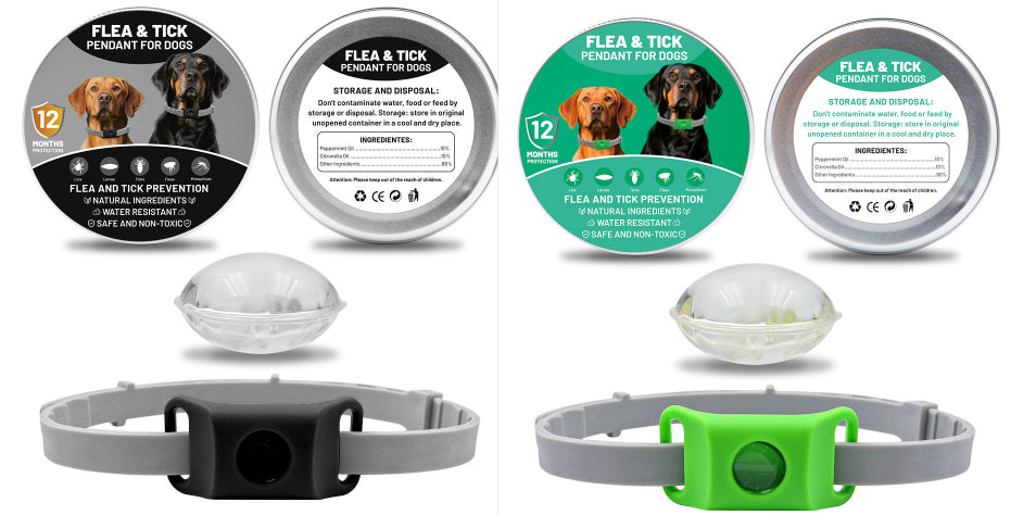 Pet Insect Repellent Button Collar Capsule Suit Pets Fashion