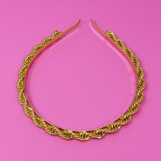 Twist & Shout Chain Headband LadyShow.Store