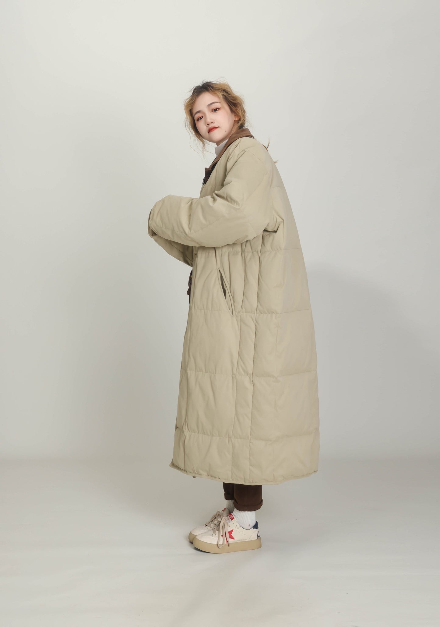 Winter New Cotton Jacket, Casual And Loose Fit, Knee Length Short Down Jacket LuxuryLifeWay Online Store