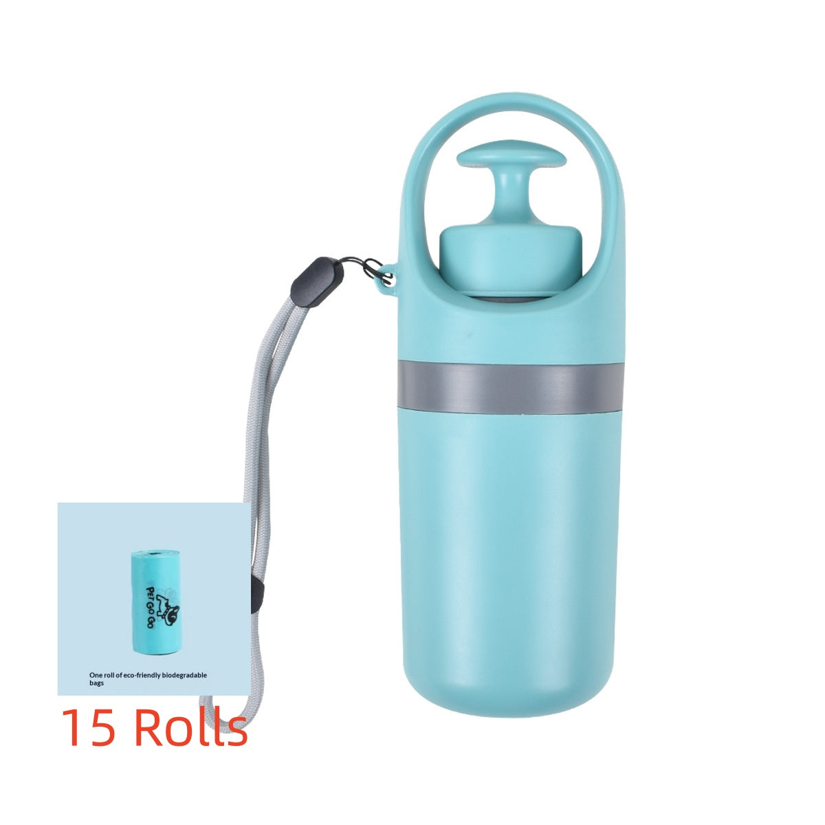 Portable Lightweight Dog Pooper Scooper With Built-in Poop Bag Dispenser Eight-claw Shovel For Pet Toilet Picker Pet Products Pets Fashion
