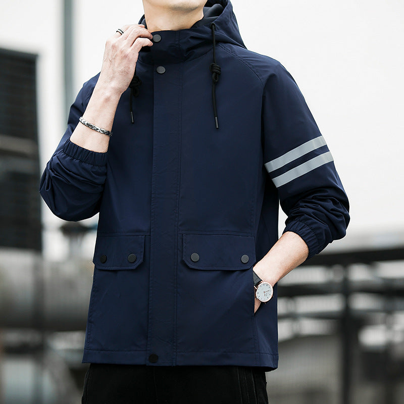 Men's Jackets In Korean Fashion Reflect Light NorixaFashion.com