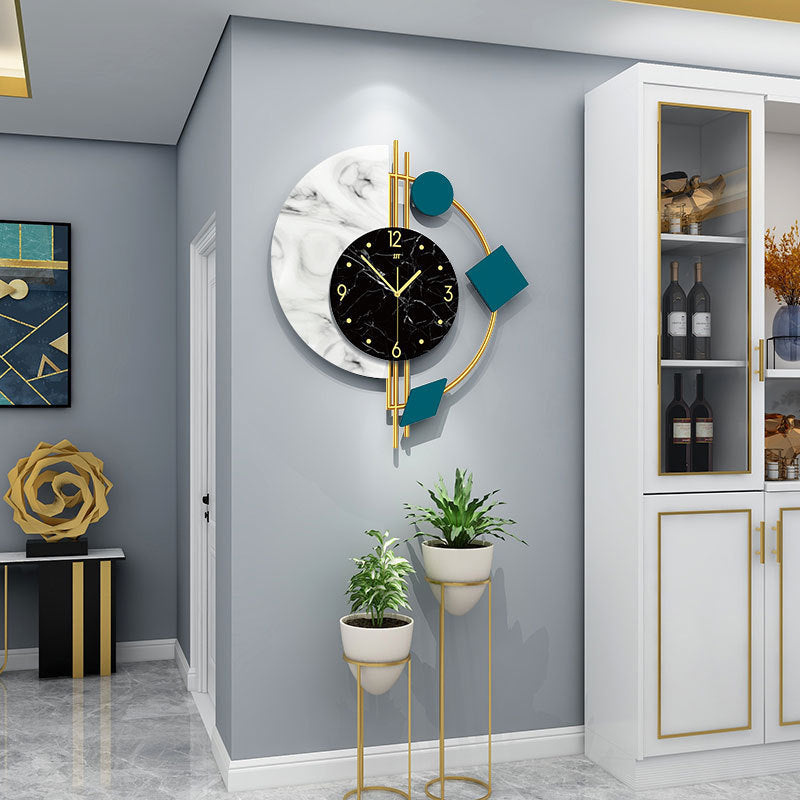 Living Room Stylish Home Decor Creative Simple Quartz Wall Clocks PearlNestDecor.com
