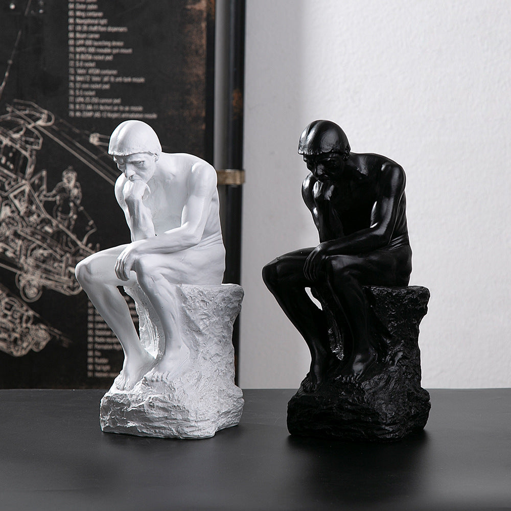 Fashion Nordic Creative Sculpture Office Decorations PearlNestDecor.com
