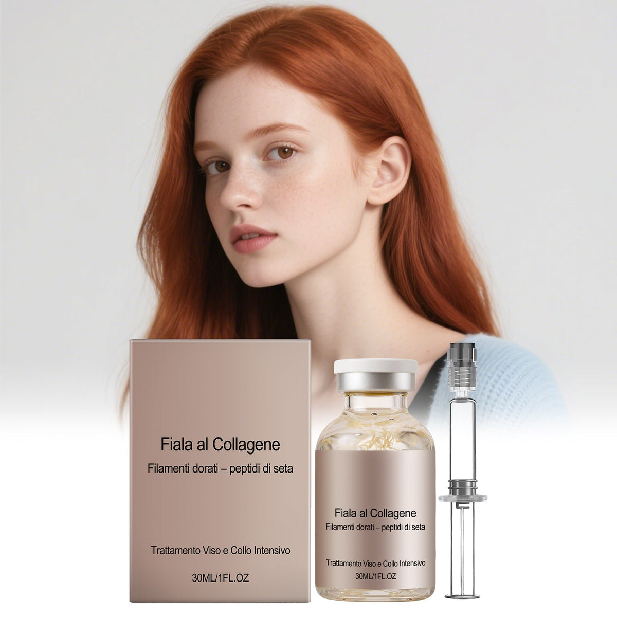 Refreshing Tight Bottle Essence 30ml - 1 Needle Tube  1Box Tri Light Beauty