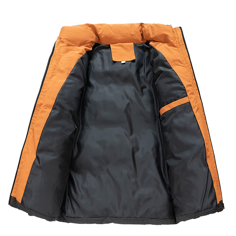 New Cotton Clothing Men's Coat Fleece-lined Thickened Best YouTube Store