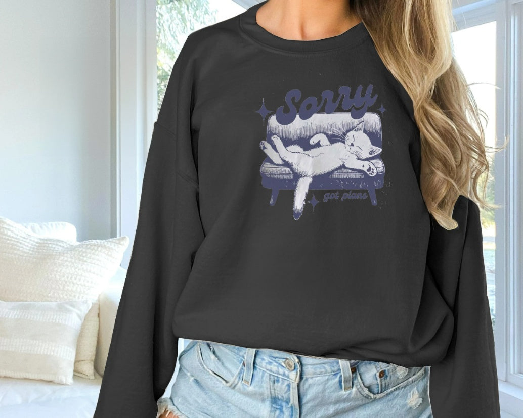 Women's Fashionable Solid Color Printed Long Sleeved Sweatshirt NorixaFashion.com