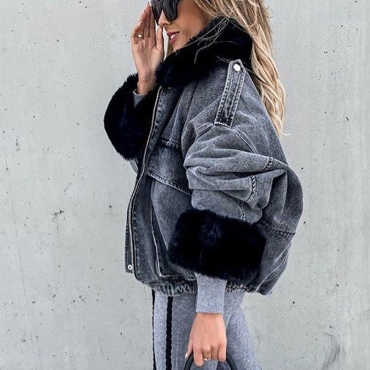 Thick Winter Women's Puffer Jacket for Warmth Pi-Mart