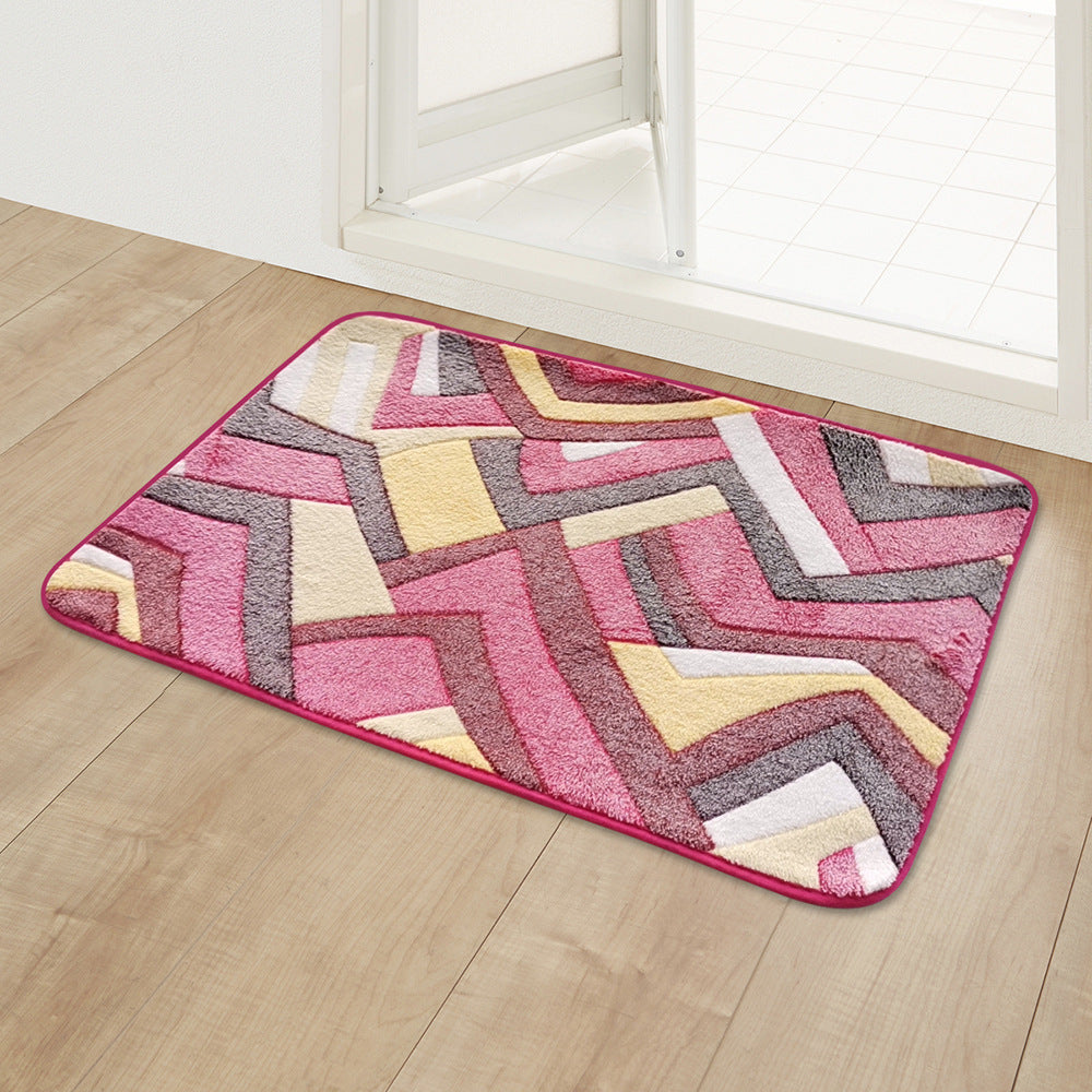 Door Kitchen Absorbent Carpet Bathroom Non-slip Floor Mat