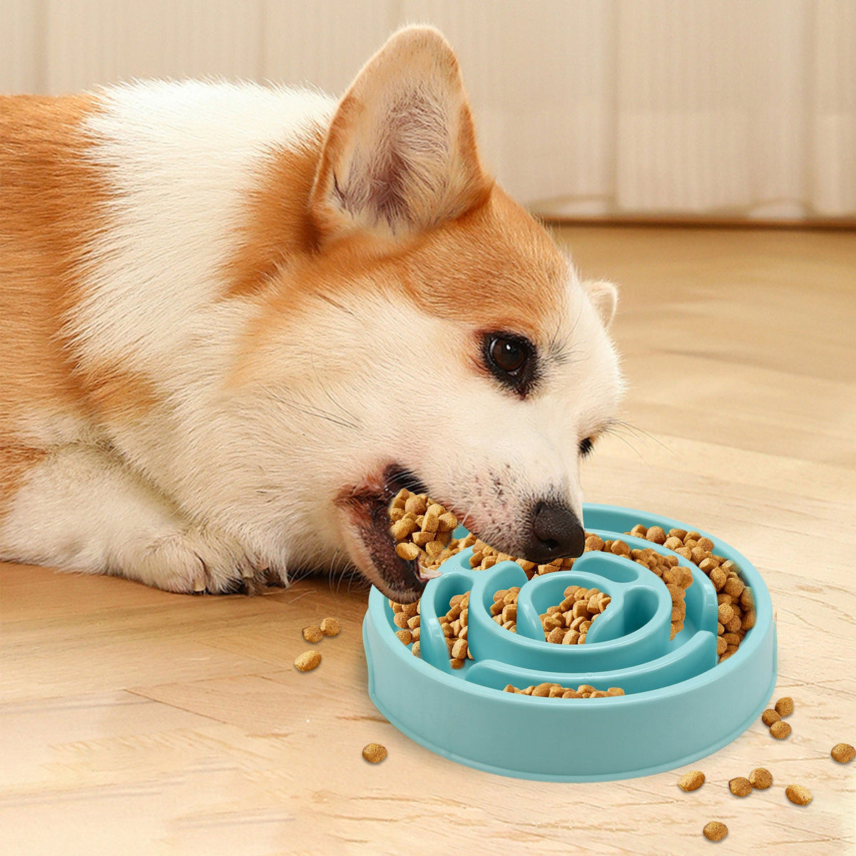 Slow Feeder Dog Bowls Silicone Dog Puzzle Feeder Bowl For Healthy Eating Puppy Slow Feeder Bowl Anti-Choking Dog Slow Feeder Bowls Pets Fashion