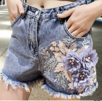 Women's Denim Shorts Pi-Mart