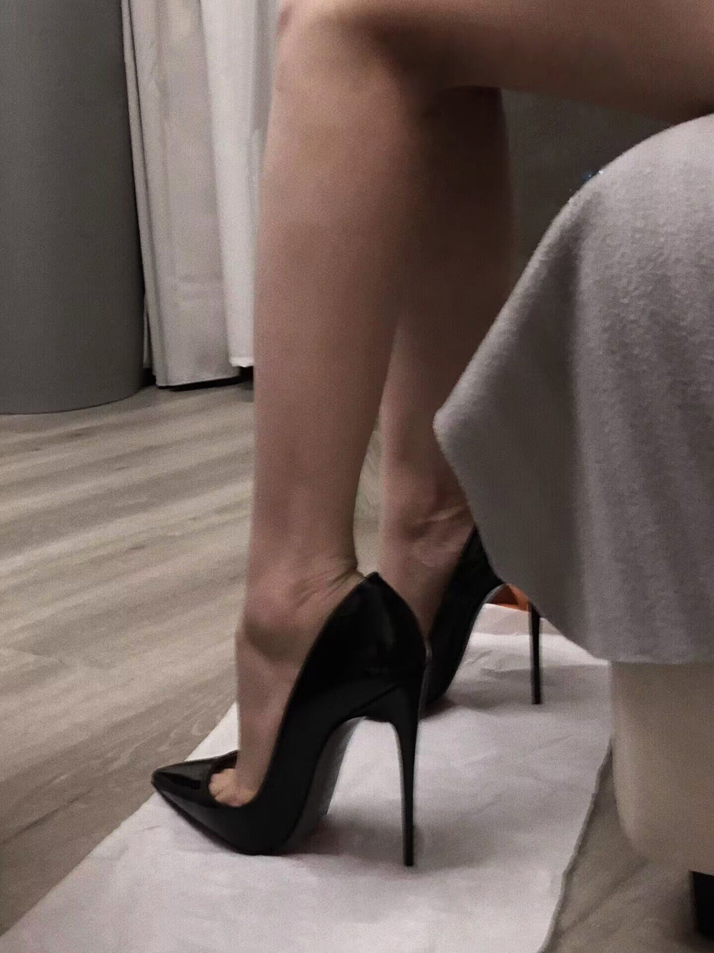 Elegant Black Stiletto Work Pumps NorixaFashion.com