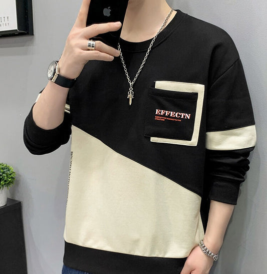 Fleeced Hoodie Pullover For Men With Round Collar Best YouTube Store