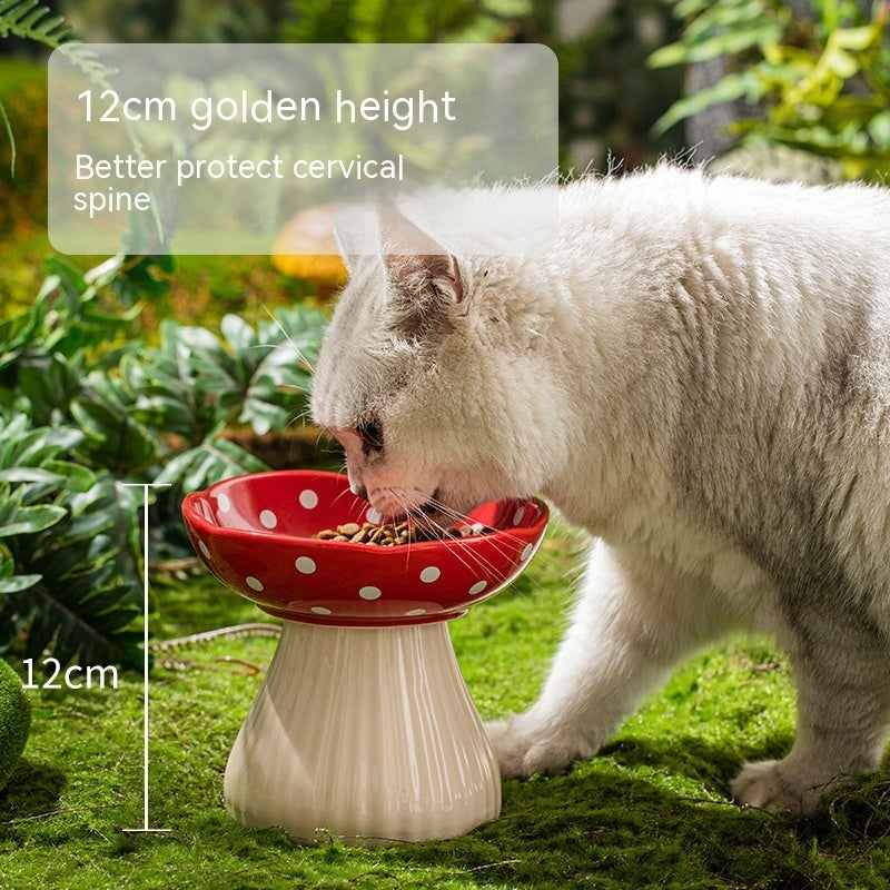 High Foot Protection Anti Roll Pet Products Cat Bowls Pets Fashion