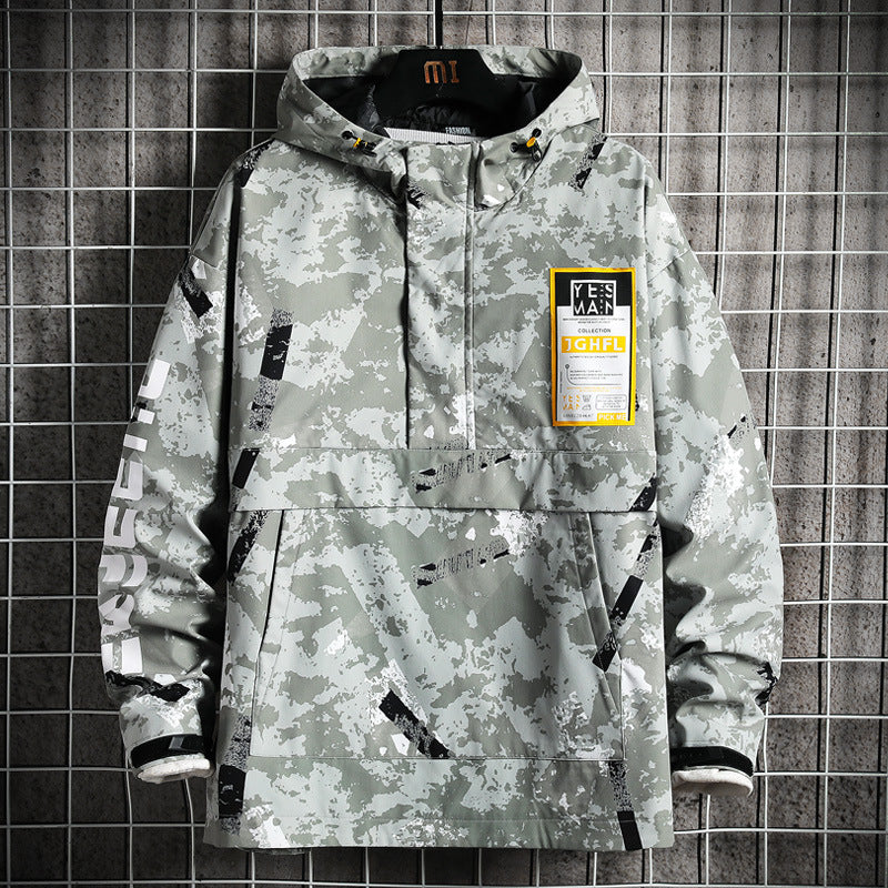 Hooded Plus Size Zipper Travel Yellow Regular Jacket