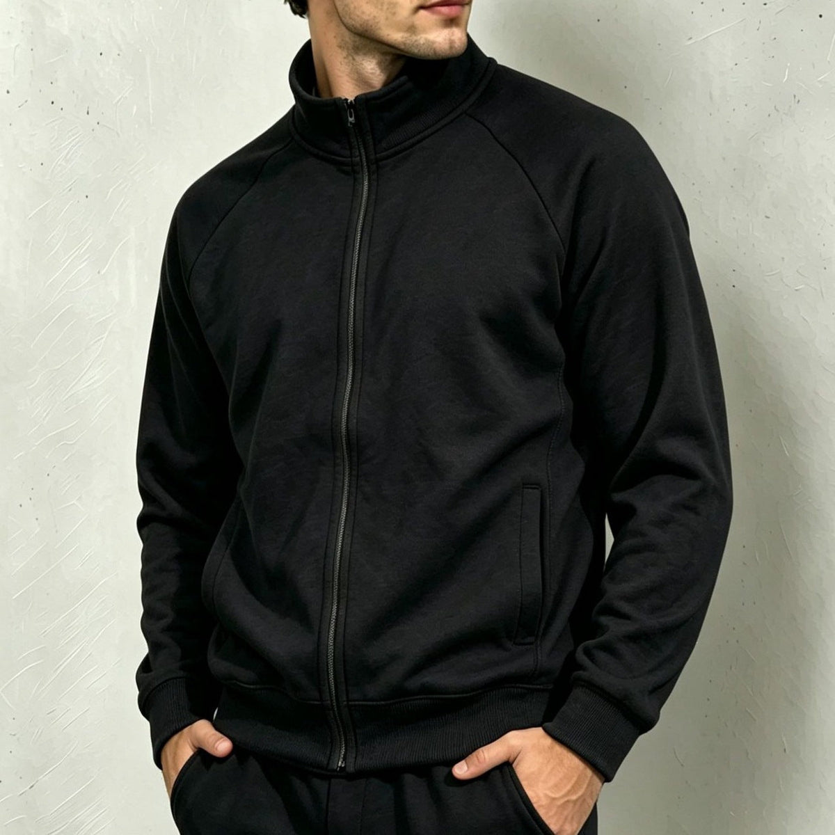 Men's Polyester Zip Up Hoodie, Spring Fall Casual Jacket, European American Style Men Top, 2026 New Arrival NorixaFashion.com