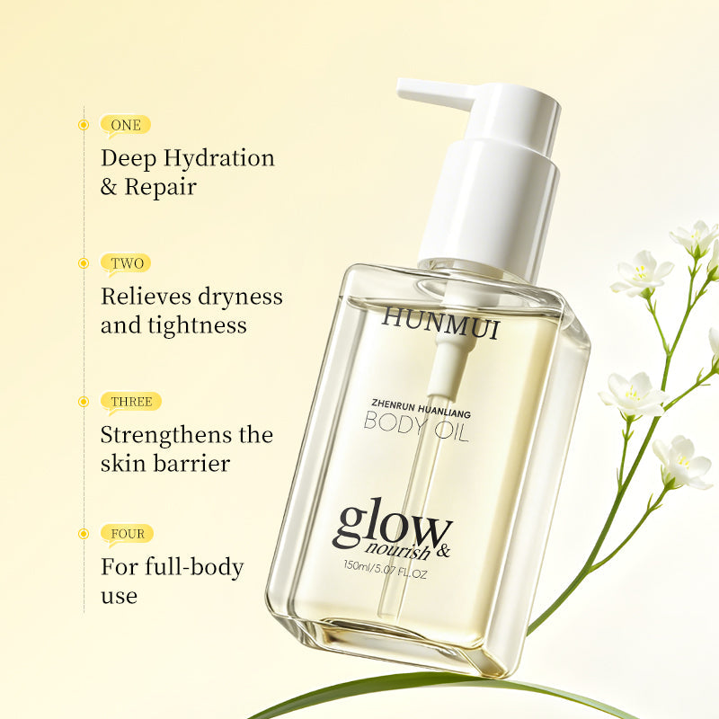 HUNMUI Luxurious Brightening Body Oil 150ml Tri Light Beauty