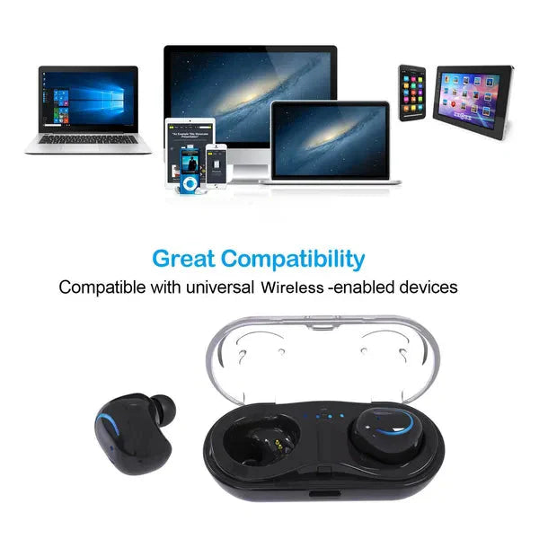 Wireless TWS Stereo Earbuds Earphones Headphone Headset LuxuryLifeWay Online Store