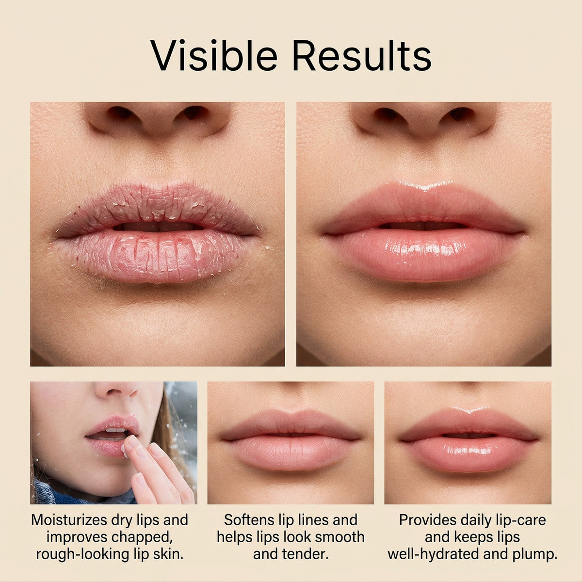 Christmas Moisturizing Lipstick Set 50g  Product Size 1.67x1.67x6.67cm Tri Light Beauty