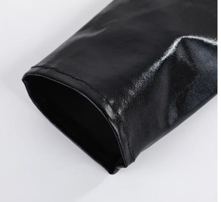 Gothic Punk Role-Play Leather Gloves