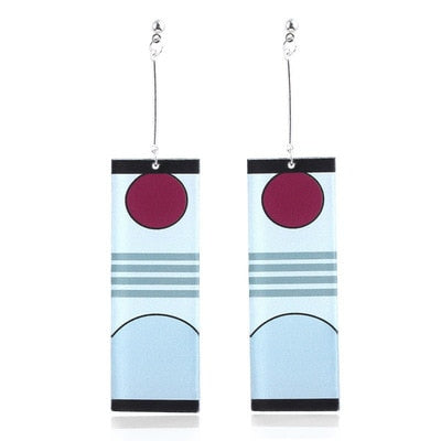 Acrylic Tanjiro Earrings Pi-Mart