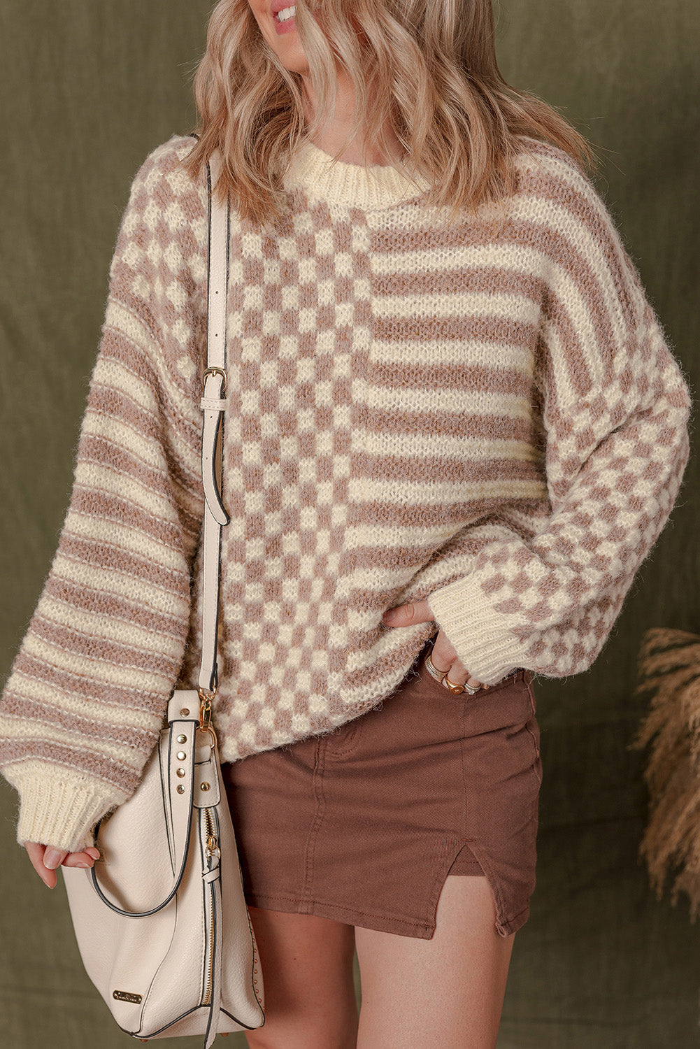 Sofia Shoulder Balloon Sleeve Sweater LuxuryLifeWay Online Store