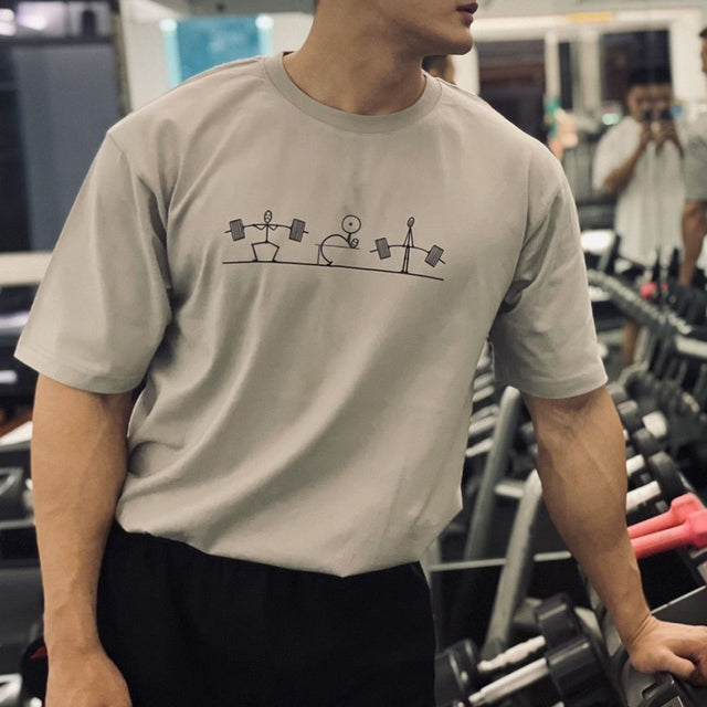 Men's Casual Cotton T-Shirt - Trendy Retro Style Pi-Mart