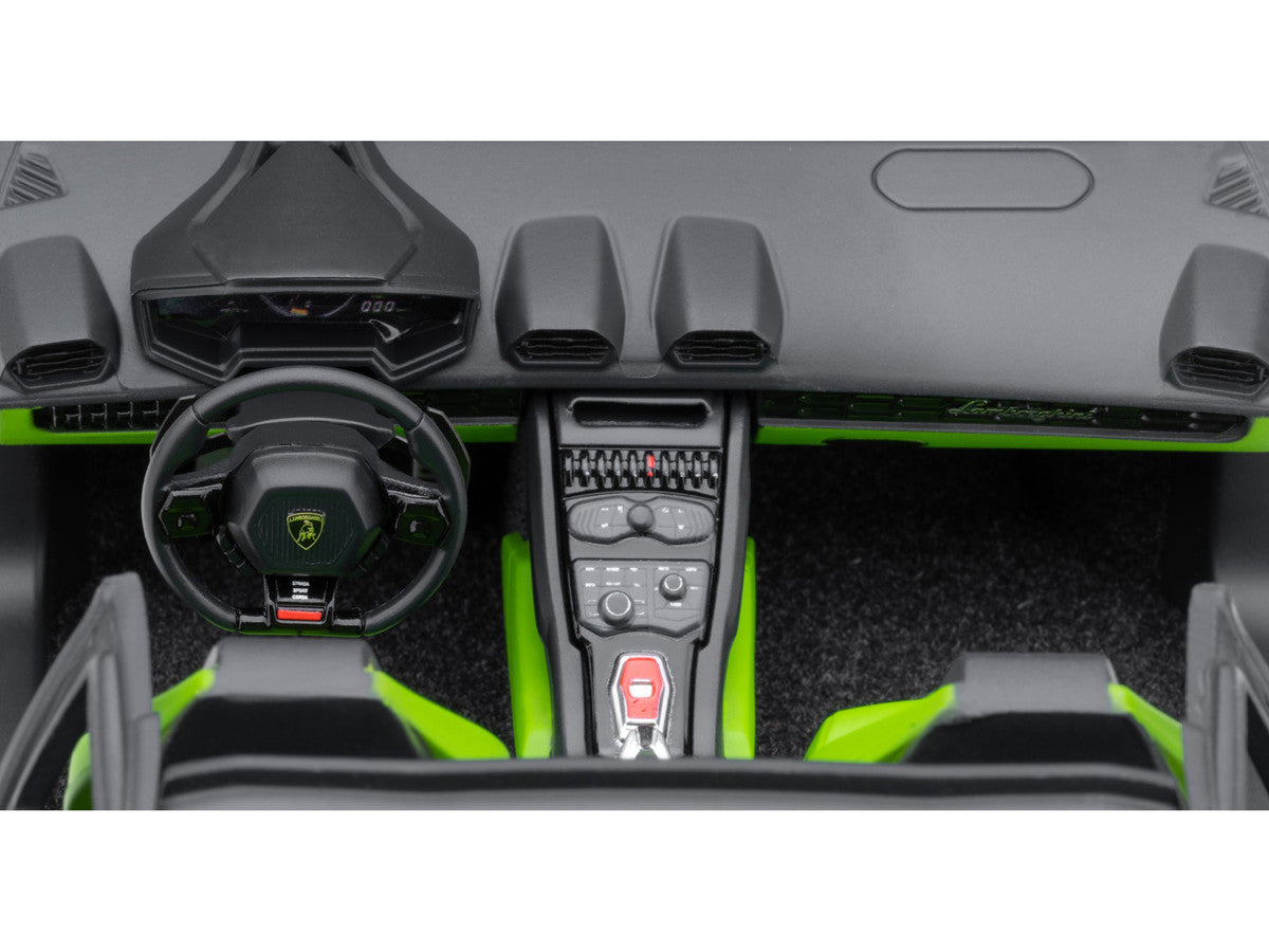 Lamborghini Huracan GT "LB-Silhouette Works" Pearl Green Metallic with Black Top 1/18 Model Car by Autoart LuxuryLifeWay Online Store