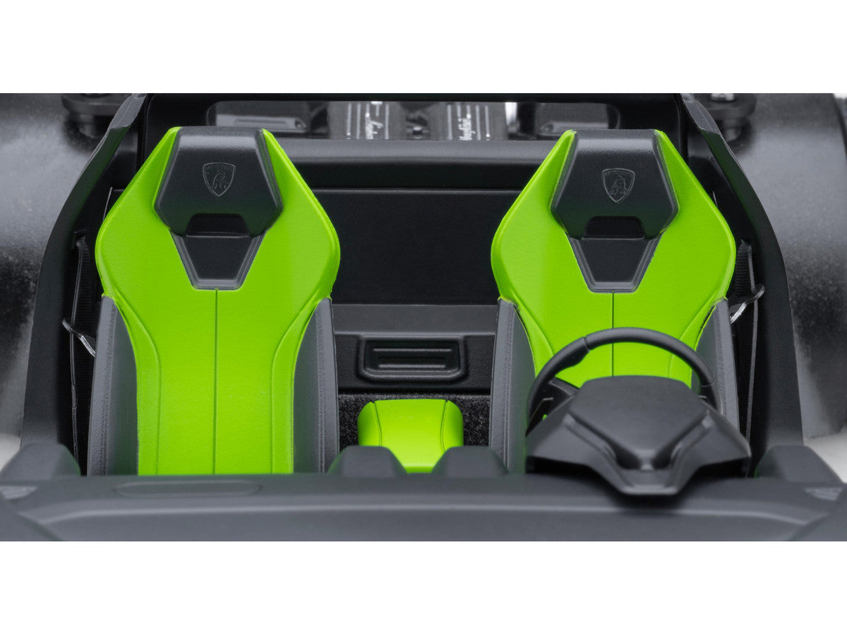 Lamborghini Huracan GT "LB-Silhouette Works" Pearl Green Metallic with Black Top 1/18 Model Car by Autoart LuxuryLifeWay Online Store