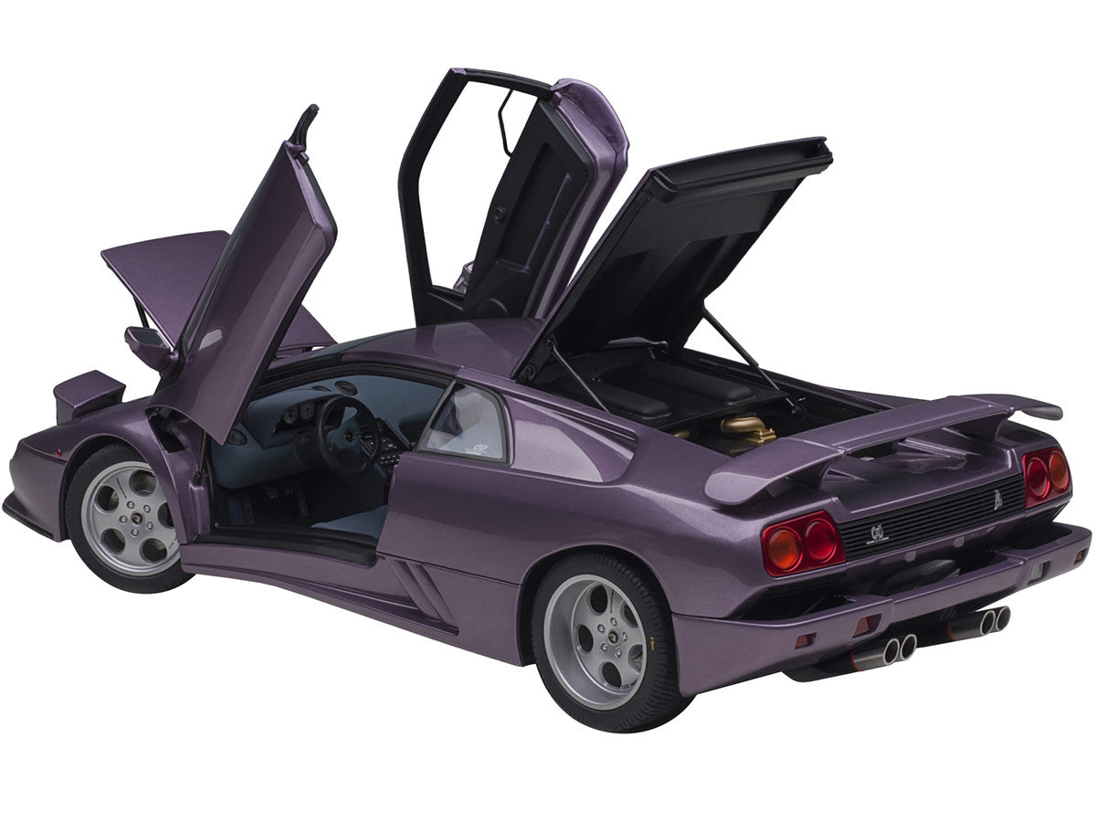 Lamborghini Diablo SE30 Jota Viola SE30 / Purple Metallic with Blue Interior 1/18 Model Car by Autoart LuxuryLifeWay Online Store