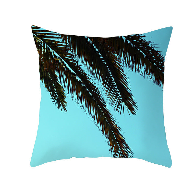 Tropical Plants Pillowcase Decor PearlNestDecor.com