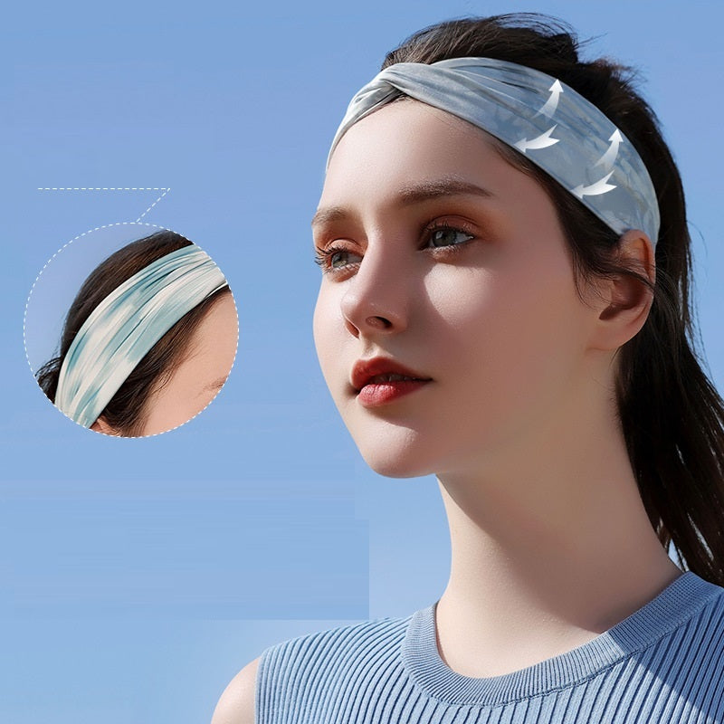 Women's New Summer Running Sweat-absorbing Sports Hairband